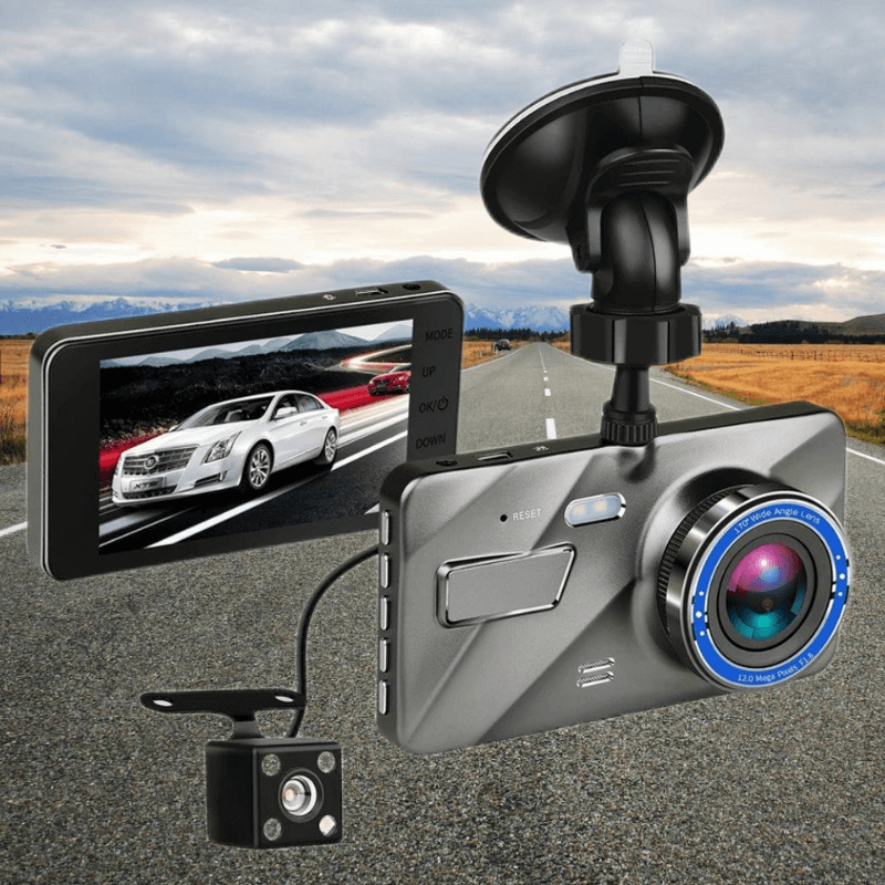 1080P HD Front And Rear Dash Cam Surveillance