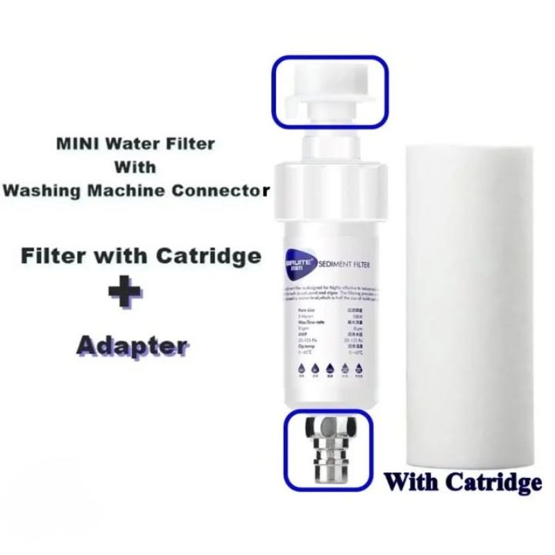 5 Inches Pre-Filter Water Cartridge For Washing Machine & Household Appliances