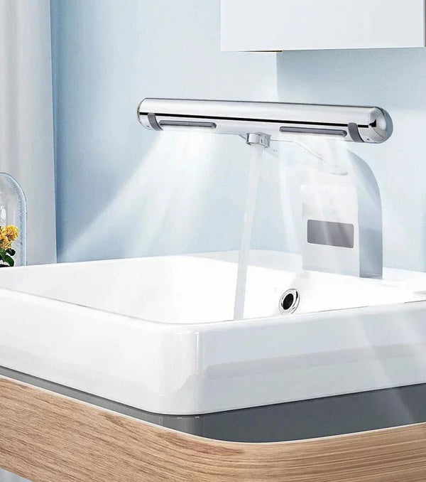 High-Speed Automatic Hand Dryer & Sensor Faucet – 220V Jet Air Tap for Luxury Bathrooms