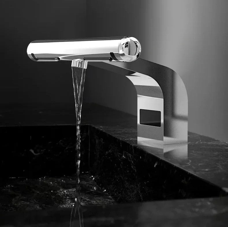 High-Speed Automatic Hand Dryer & Sensor Faucet – 220V Jet Air Tap for Luxury Bathrooms