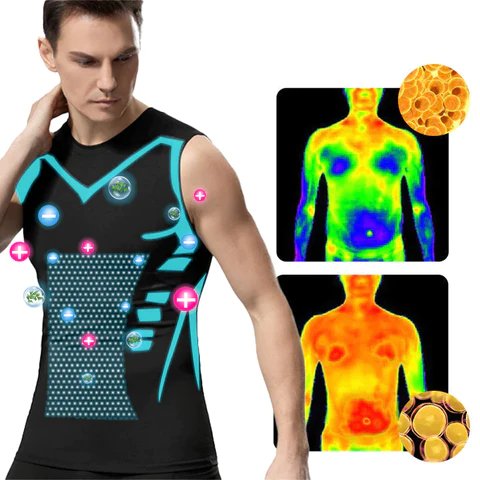 Tourmaline Posture Corrector Vest | Ionic Shaping Sleeveless T-Shirt