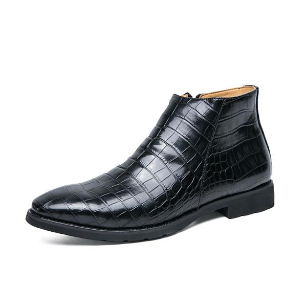 Men's Retro Low Heel Chelsea Boots