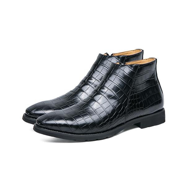 Men's Retro Low Heel Chelsea Boots