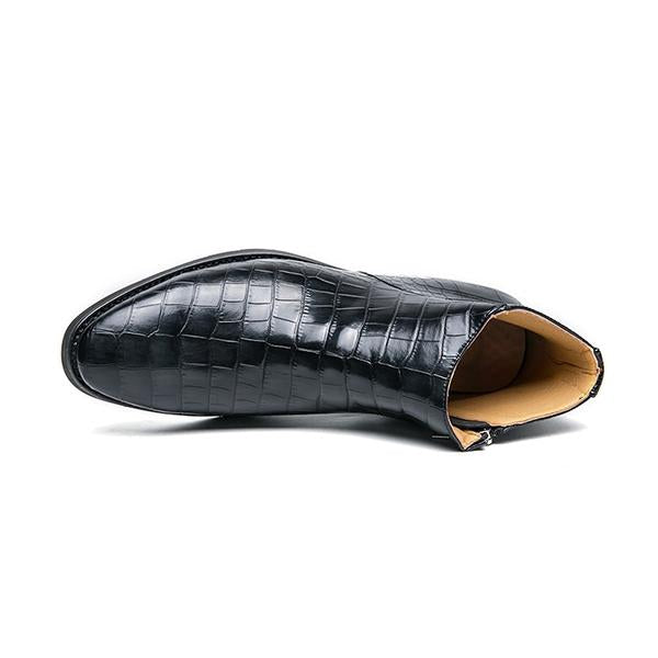 Men's Retro Low Heel Chelsea Boots