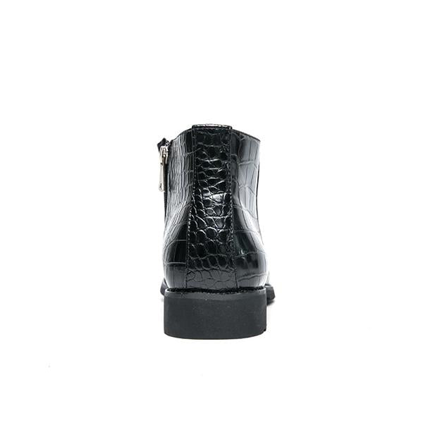 Men's Retro Low Heel Chelsea Boots