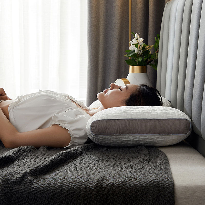 Hybrid Neck Support Pillow for Back and Side Sleepers