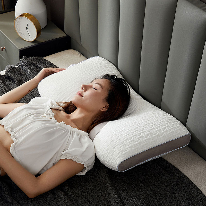 Hybrid Neck Support Pillow for Back and Side Sleepers