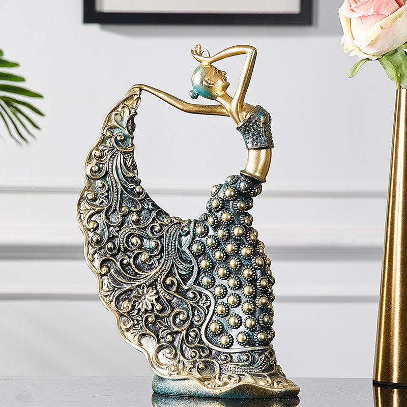 Peacock Dancer Figurines