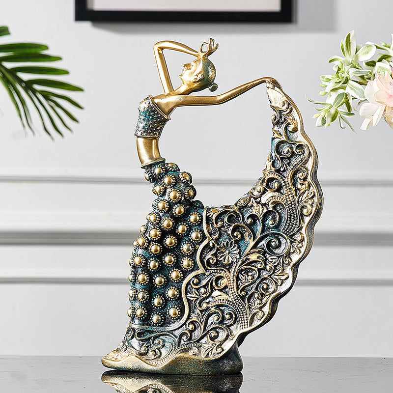 Peacock Dancer Figurines