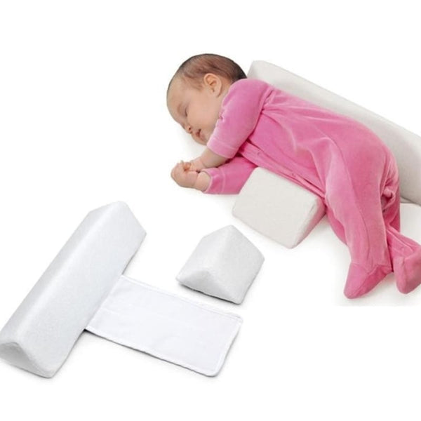 Baby Side Sleeping Pillow & Anti-Rollover Support Sleep Positioner