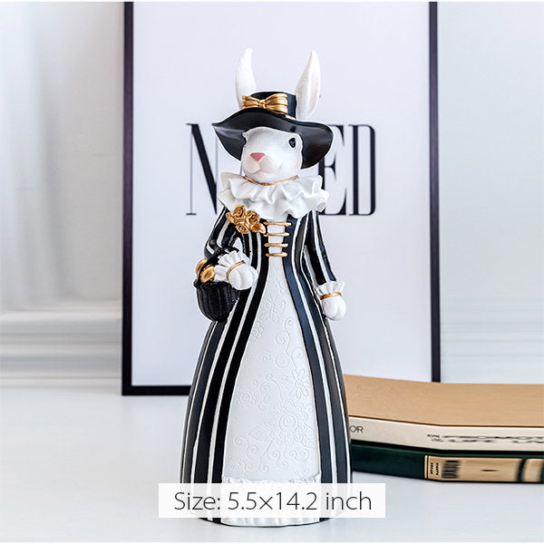 Elegant Rabbit Desktop Decor