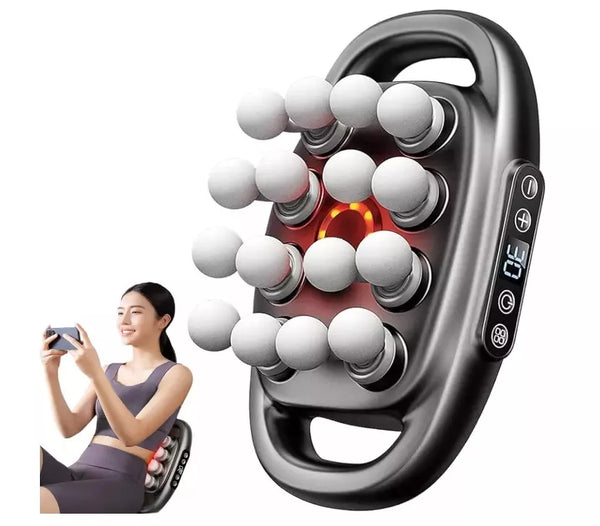 16-Drive 8-Head Deep Tissue Massage Gun Set