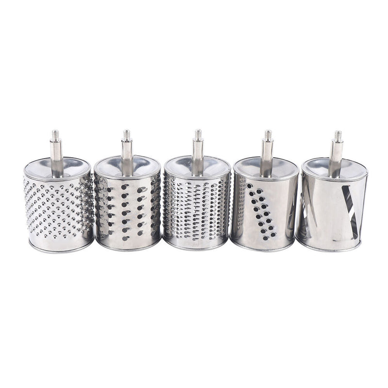 Multifunctional Stainless Steel Rotary Cheese Grater Hand Drum Slicer Crank Vegetable Chopper