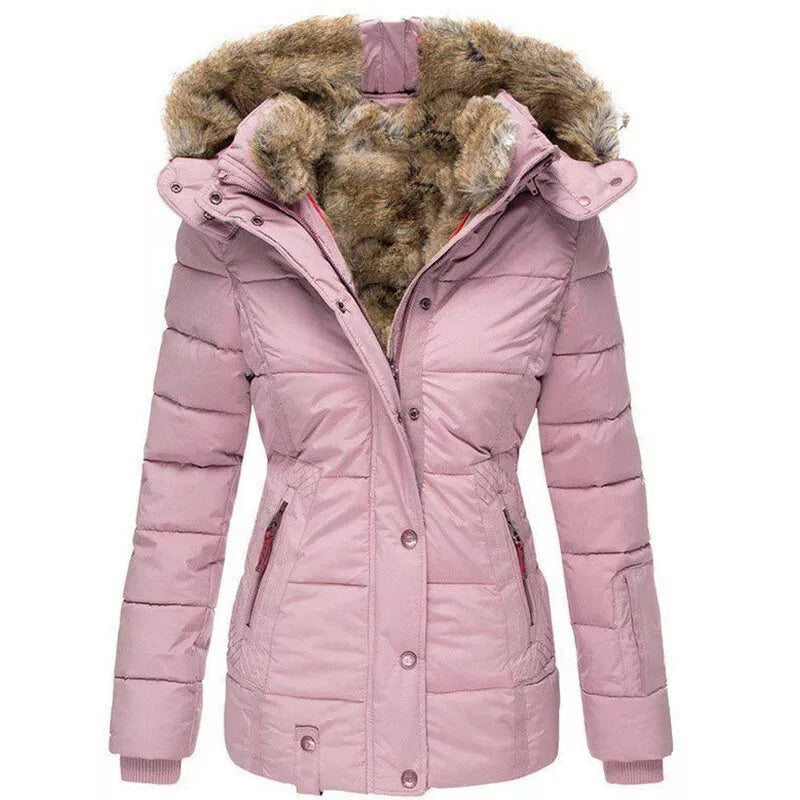 Women's Thickened Hooded Winter Jacket