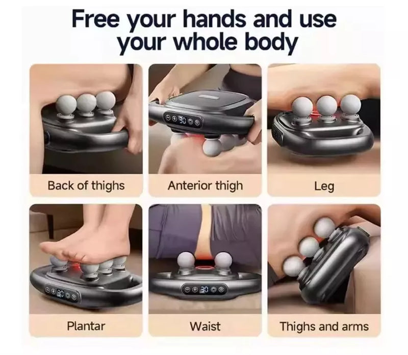 16-Drive 8-Head Deep Tissue Massage Gun Set
