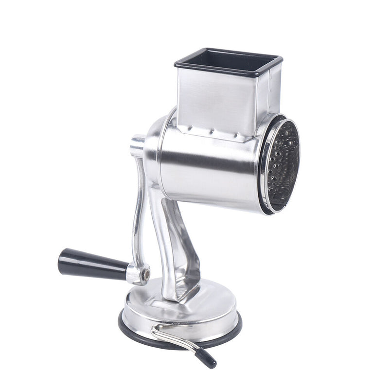 Multifunctional Stainless Steel Rotary Cheese Grater Hand Drum Slicer Crank Vegetable Chopper
