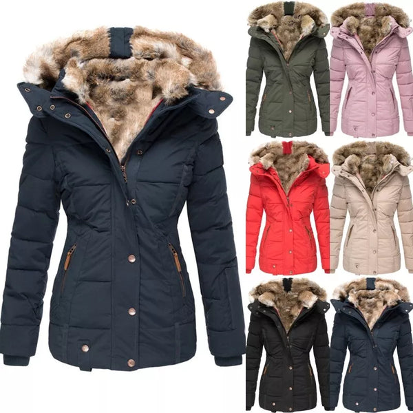 Women's Thickened Hooded Winter Jacket