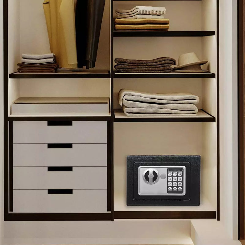 Electronic Digital Safe Box with Keypad Lock for Home, Office, Cash, Jewelry & Guns