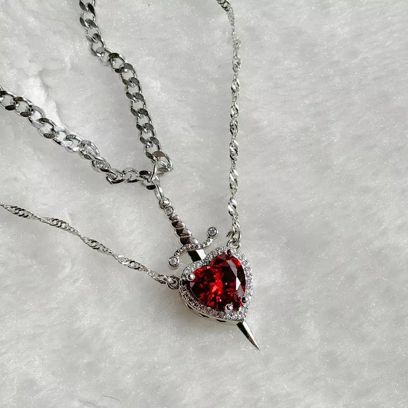 Women's Crystal Pendant Necklace Fashion Clavicle Chain
