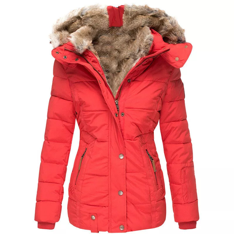 Women's Thickened Hooded Winter Jacket