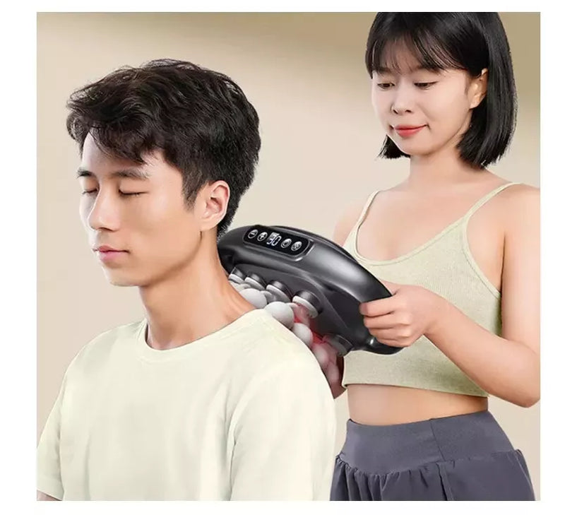 16-Drive 8-Head Deep Tissue Massage Gun Set