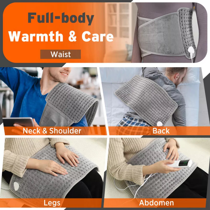 Heating Pad for Back Pain Relief and Muscle Relaxation