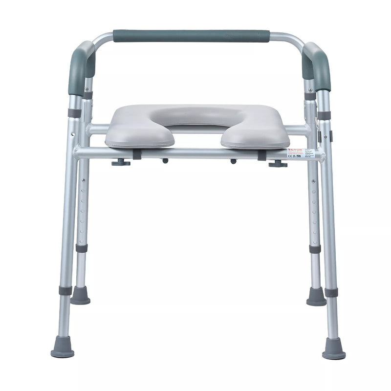 Portable Adjustable Bedside Commode for Home Care
