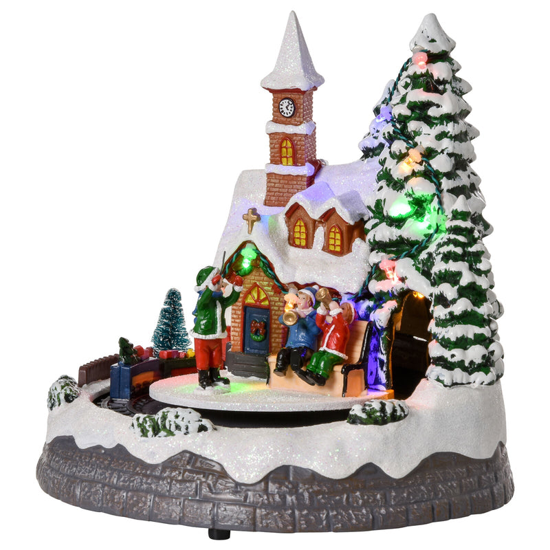 LED Pre Lit Christmas Vacation Village House