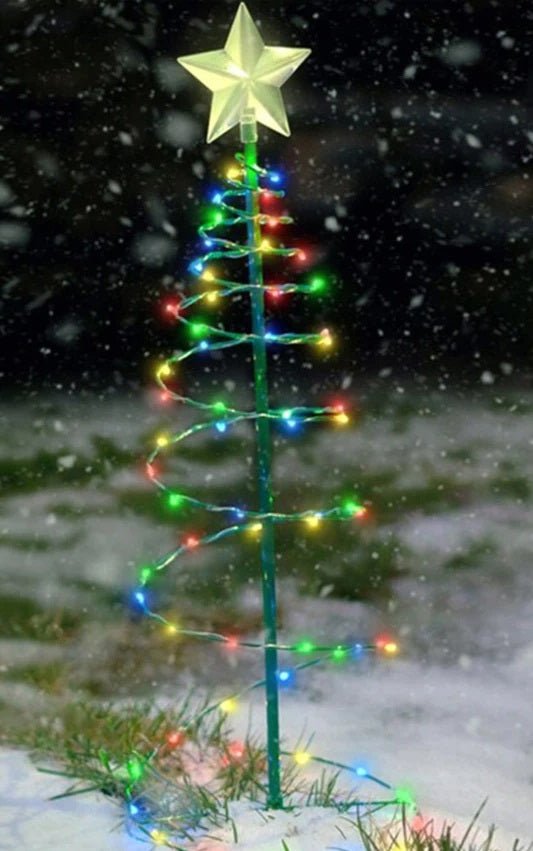 Solar-Powered Waterproof LED Christmas String Lights