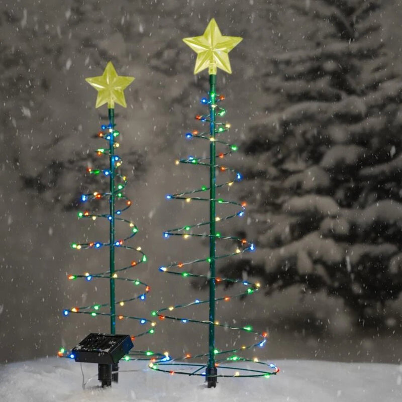 Solar-Powered Waterproof LED Christmas String Lights