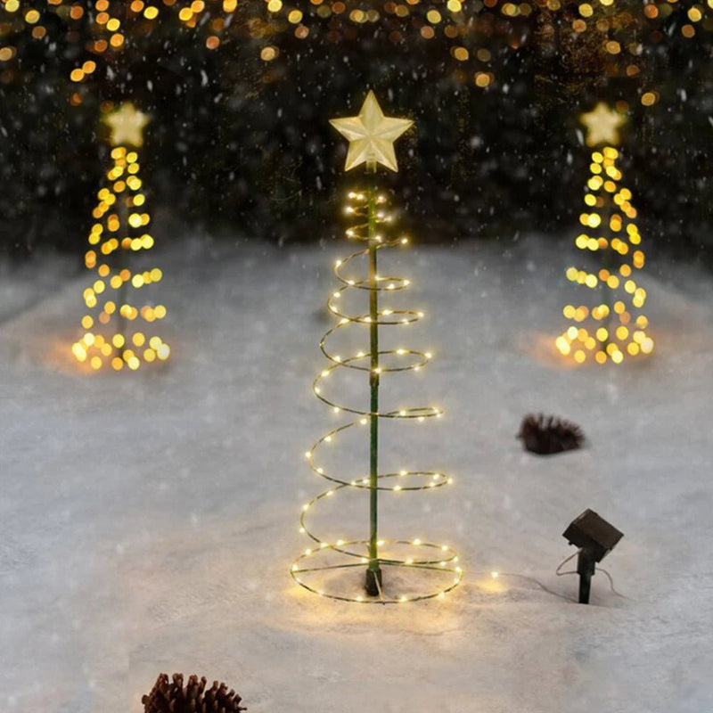 Solar-Powered Waterproof LED Christmas String Lights