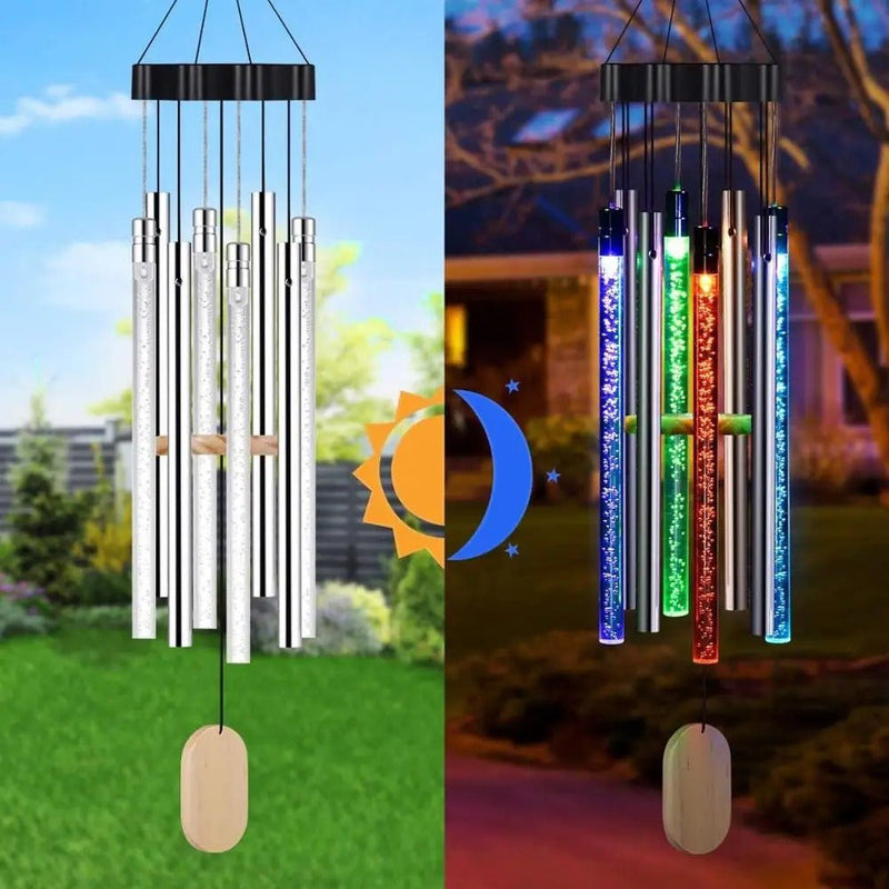 Solar Powered LED Windchimes | Waterproof Wind Chimes