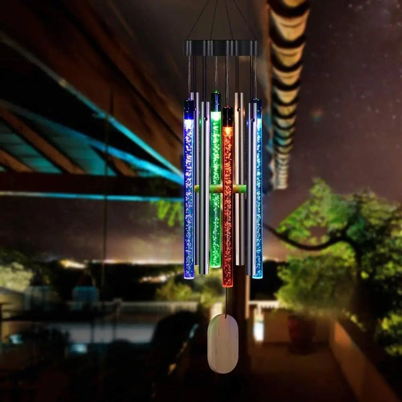 Solar Powered LED Windchimes | Waterproof Wind Chimes