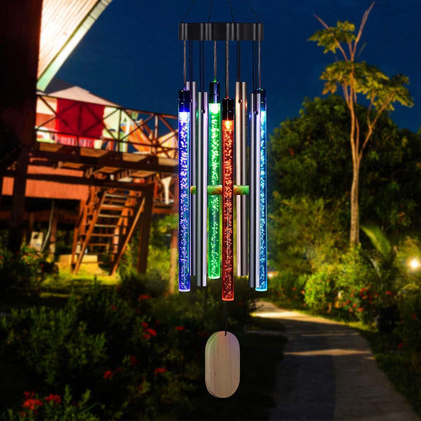 Solar Powered LED Windchimes | Waterproof Wind Chimes