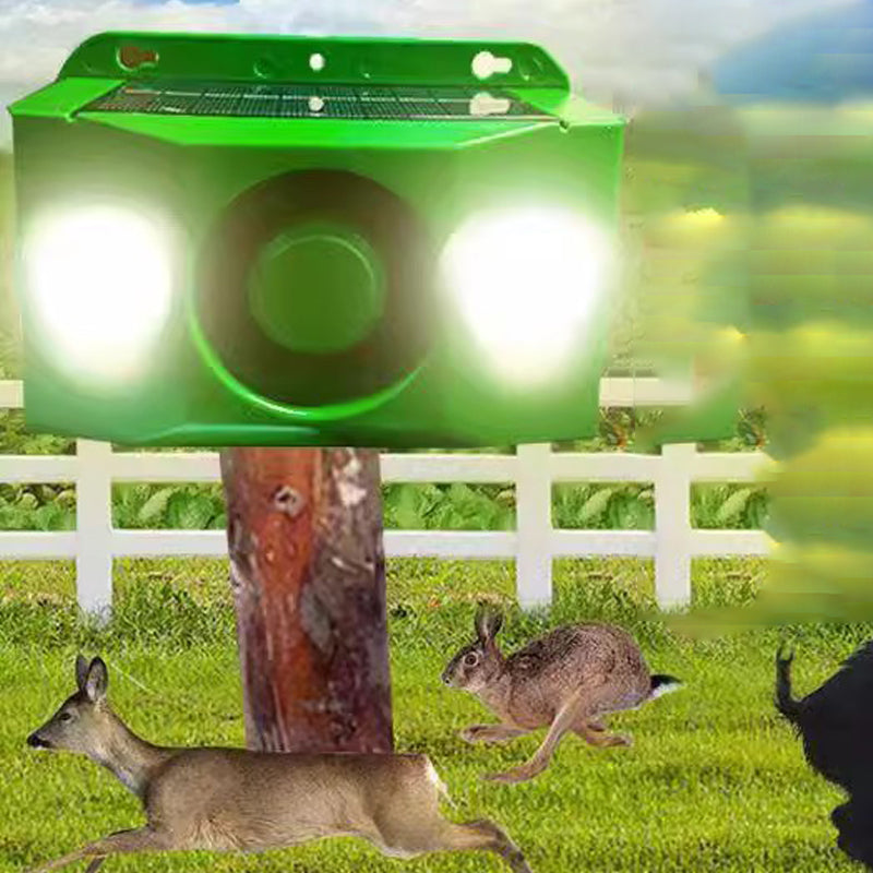 Solar Beast Repellent Warning Lights with Loud Alarm