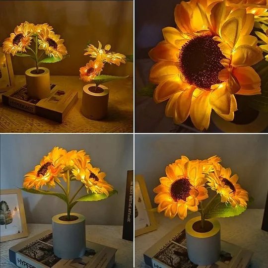 LED Sunflower Lamp