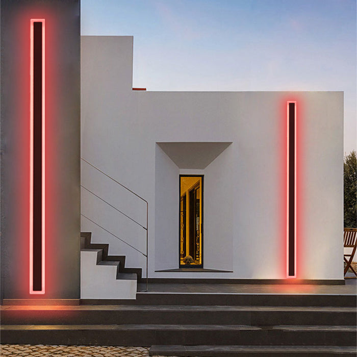 RGB Linear Minimalist Outdoor Wall Lamp