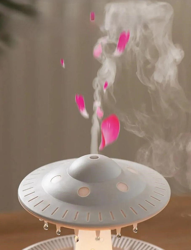 UFO Raindrop Humidifier Smart Air Purifier & Essential Oil Diffuser