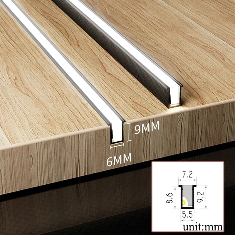 Ultra-Thin LED Built-in Under Cabinet Light Bar