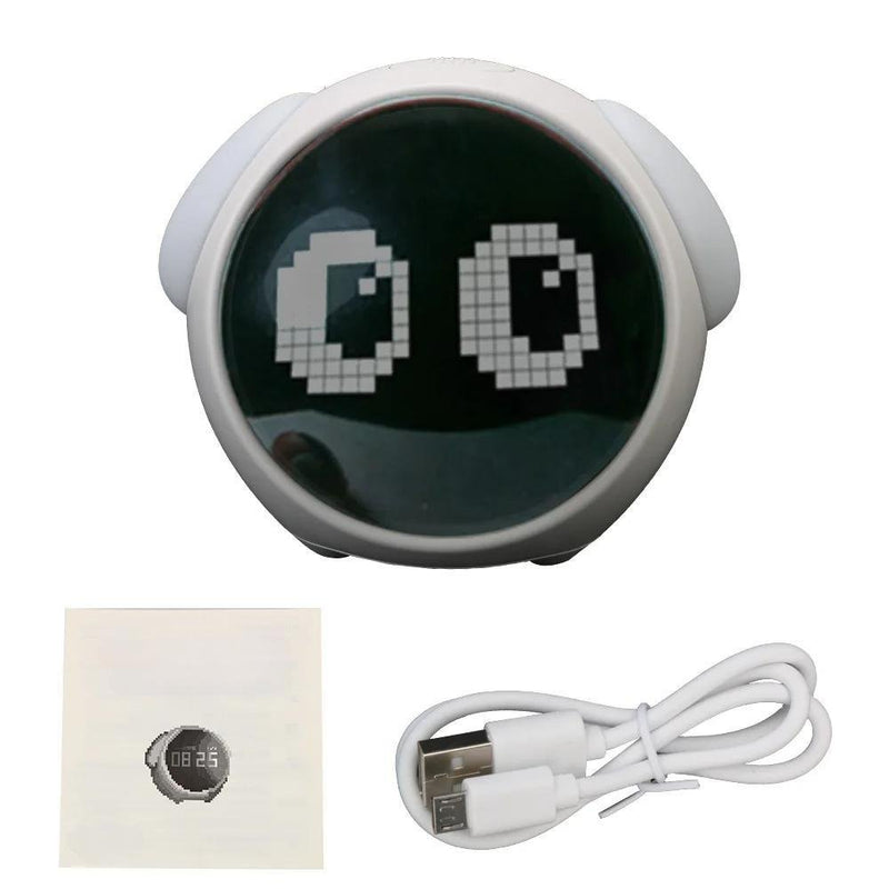 Voice-Controlled Night Light Alarm Clock with Thermometer