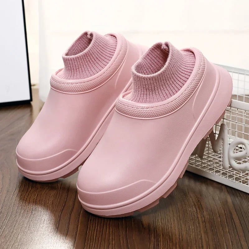Winter Waterproof Non-Slip Shoes with Fur Lining