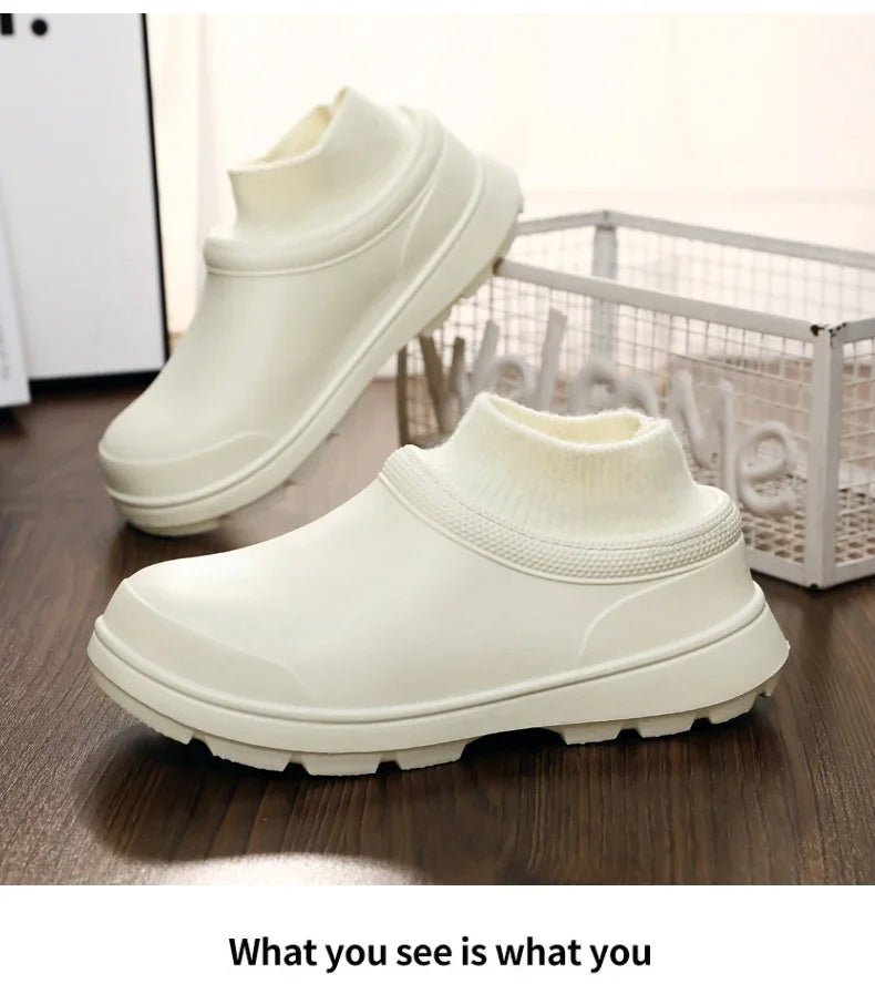 Winter Waterproof Non-Slip Shoes with Fur Lining