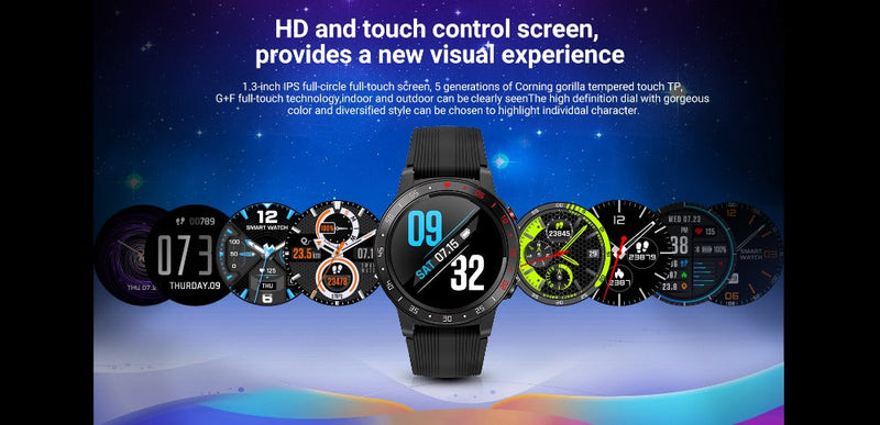 Blutdruckmessgerät GPS-Smartwatch | Fitness-GPS | Herzfrequenz-Tracker