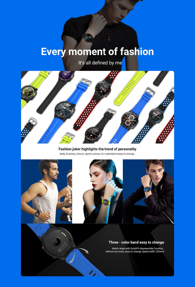 Blutdruckmessgerät GPS-Smartwatch | Fitness-GPS | Herzfrequenz-Tracker