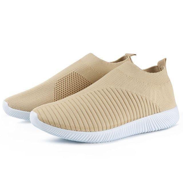 Anicia Crystal Atmungsaktive orthopädische Slip-On-Wanderschuhe