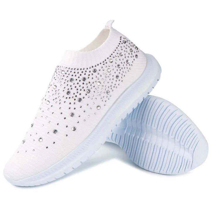 Anicia Crystal Atmungsaktive orthopädische Slip-On-Wanderschuhe