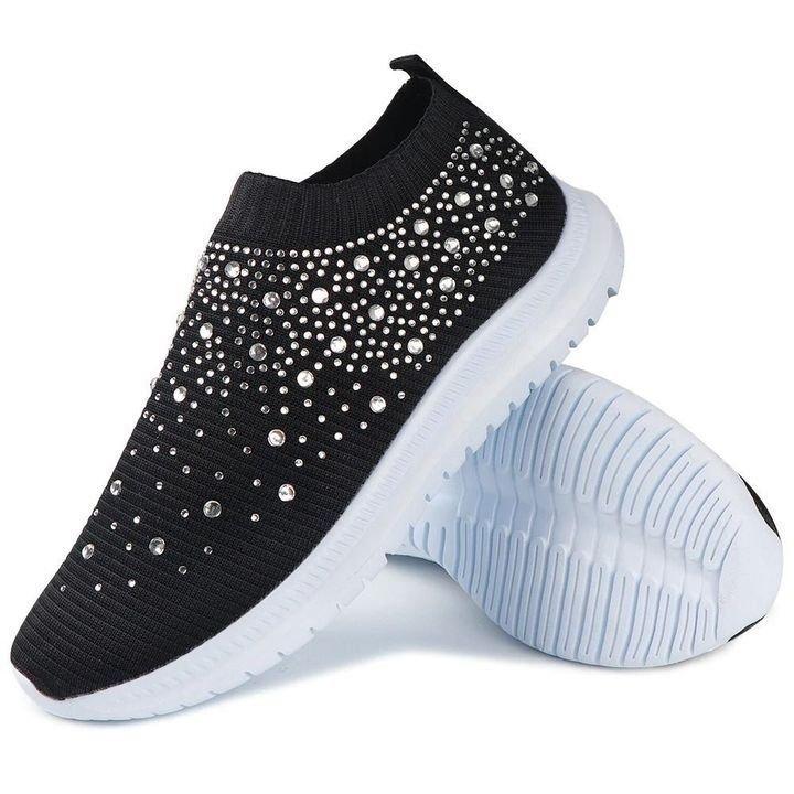 Anicia Crystal Atmungsaktive orthopädische Slip-On-Wanderschuhe
