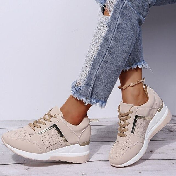 Dana Orthopädische Schnür-Keilsneaker für Damen
