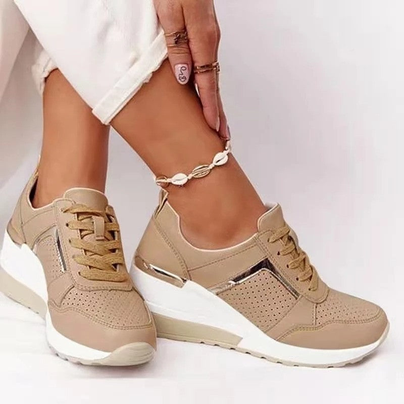 Dana Orthopädische Schnür-Keilsneaker für Damen