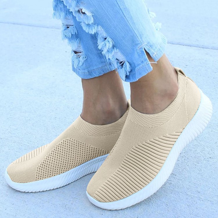 Anicia Crystal Atmungsaktive orthopädische Slip-On-Wanderschuhe